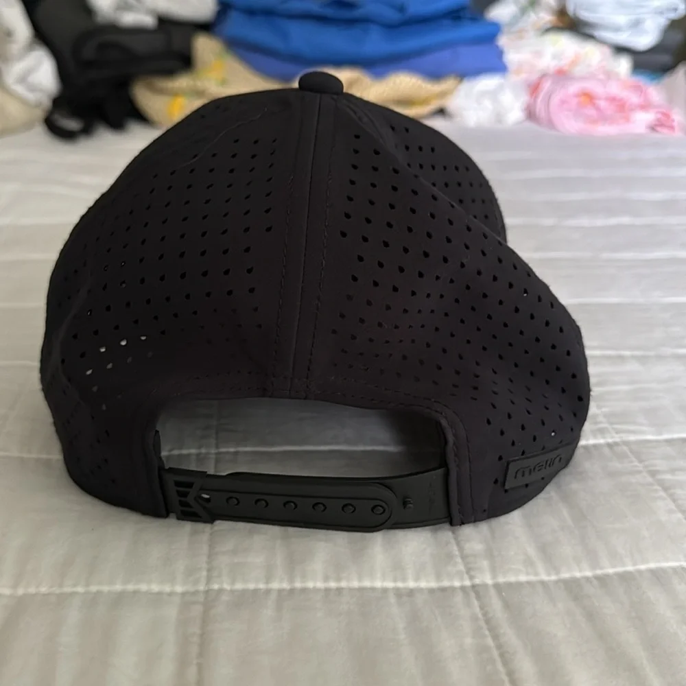 Melin Brand Black Trucker Logo Cap